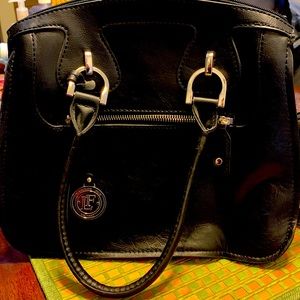 London Fog leather handbag
